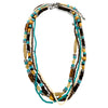 Five Strand Southwestern Beaded Necklace