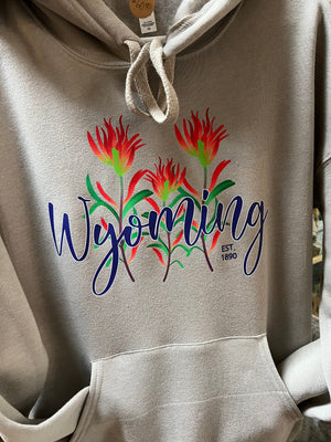 Shirt: Wyoming Indian Paintbrush Hoodie