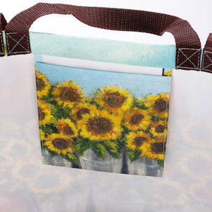 Sunflower Truck Shopping Tote