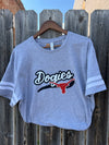 LAT Black Striped Sleeve T