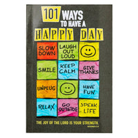 Gift Book 101 Ways to Have a Happy Day Softcover