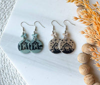 Polymer Clay Earrings - The Nativity