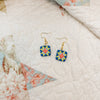 Quilt Block Dangle Earrings
