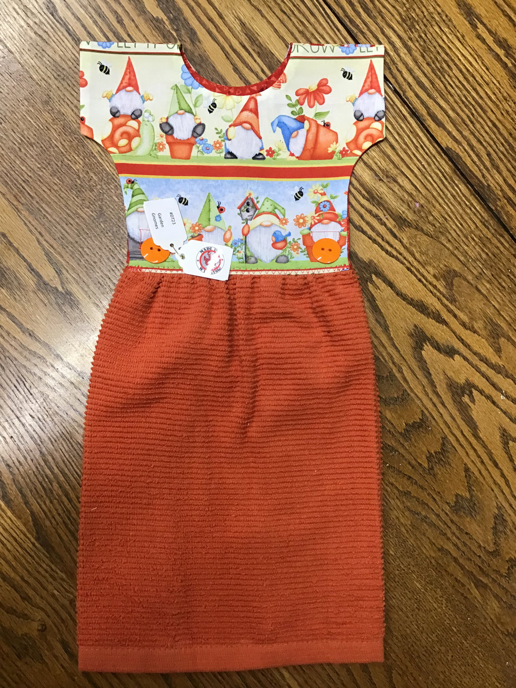 #DT23 Garden Gnomes Dress Towel