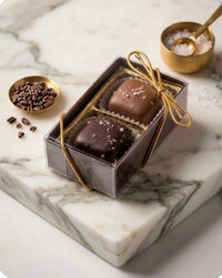 2PK DUO Milk & Dark Sea Salt Caramel Gift Box