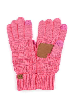 C.C Knitted Touch Screen Compatible Gloves