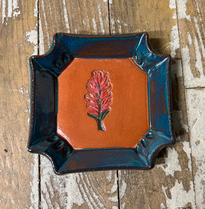 Wyoming Pottery Bitty Dishes with Indian Paintbrush