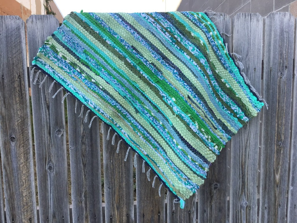 RAG RUG! Glorious Green