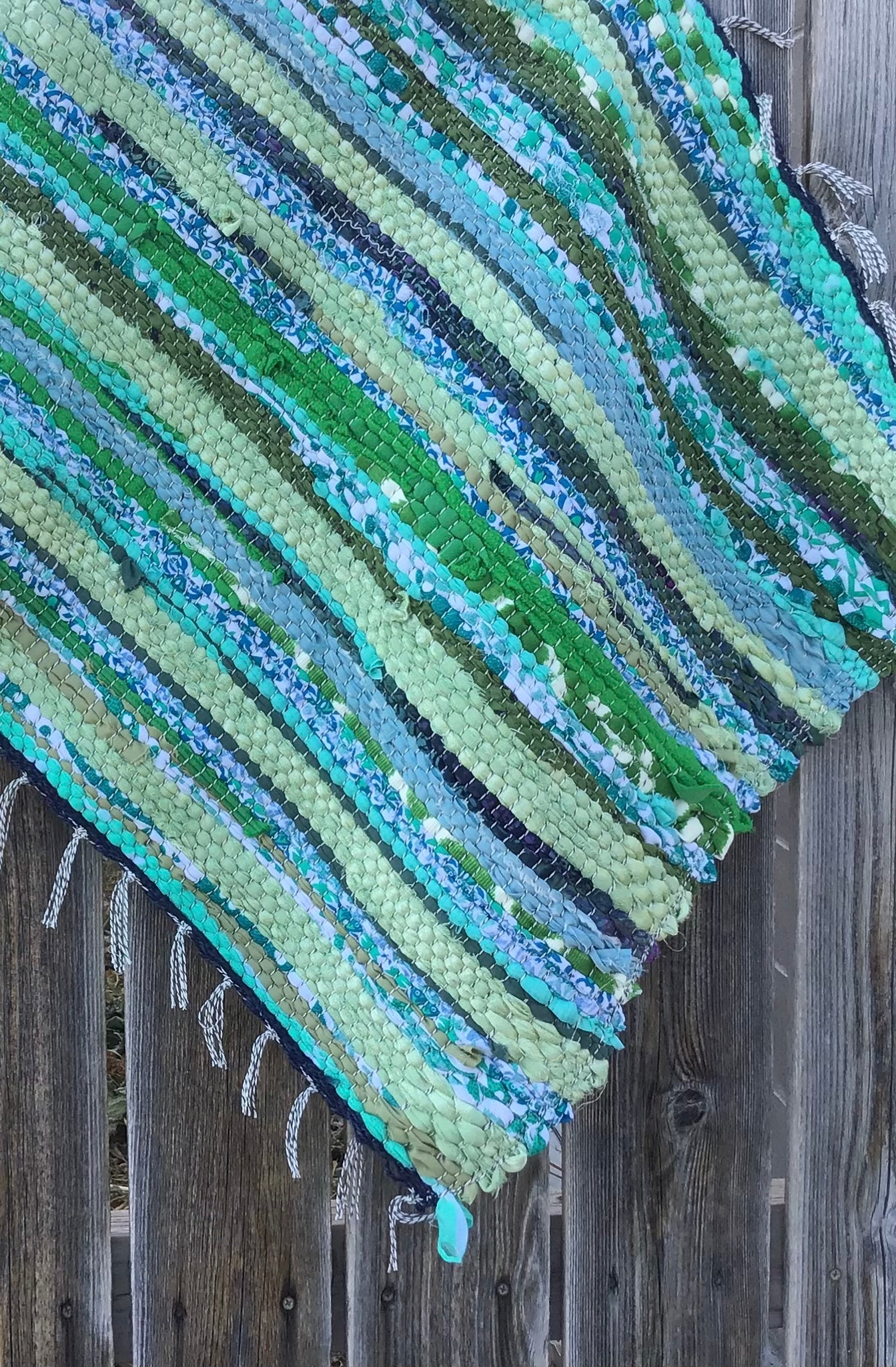 RAG RUG! Glorious Green