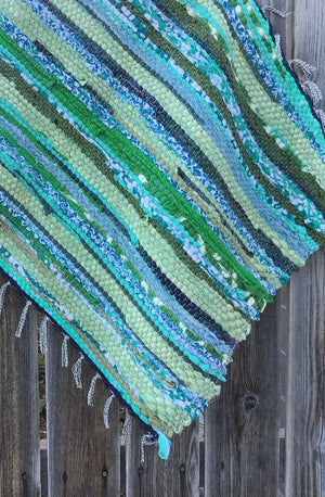 RAG RUG! Glorious Green