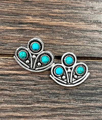 723772, Turquoise Stud Earrings