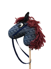 "Paisley" stick horse