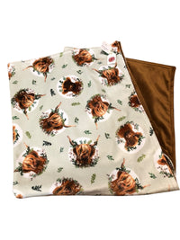 Baby Cuddle Blanket - Highland Cows #39