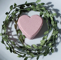 Strawberry Champagne Valentines Day Heart Bath Bomb
