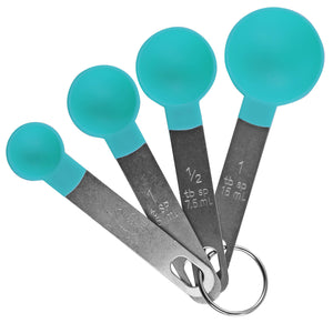 4pc Measuring Spoon Set, 5 Color Options
