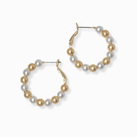 6mm ball 30mm sized hoop earring