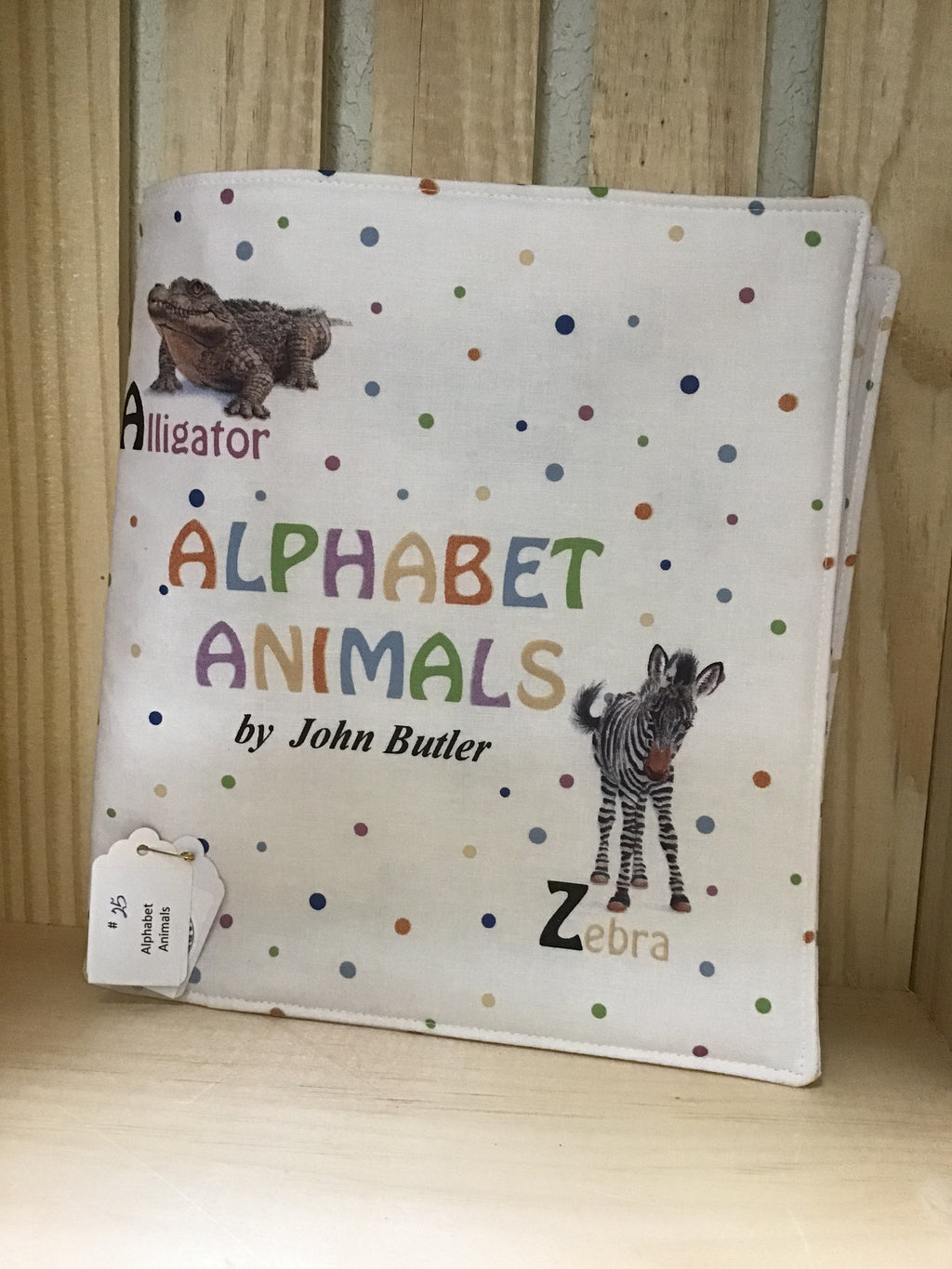CHRIS' CREATIONS Alphabet Animals Soft Storybook #13