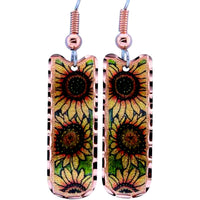 CA 299 Sunflower earrings