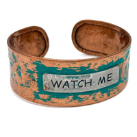 Watch Me - Metal Western Cuff