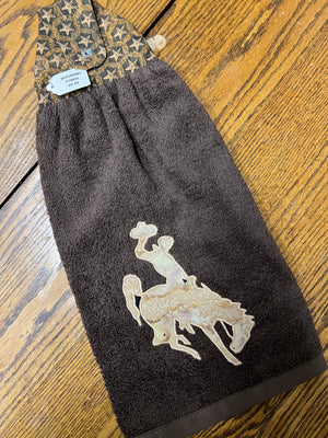 Wyoming Towel - #34 Tan Horse with Stars