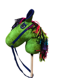 "Frog" stick horse