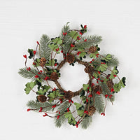 3.5in (11) Ring-Needle pines w.snap leaves red pips