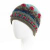 Chloe Wool Hat | Women's Winter Beanie | Floral Knit Hat