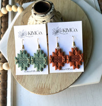 Polymer Clay Earrings - Everyday - Western/Aztec