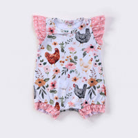 Spring Chicken Baby Romper