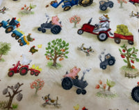 Farm animals - brown - Cuddle blanket