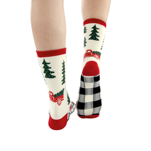 LAZY ONE: Christmas Truck Adult Socks