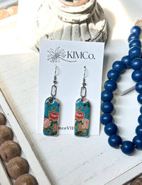 Polymer Clay Earrings - Everyday - Vintage Floral