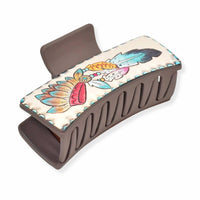 Western indian tribes print  hair claw