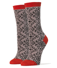Let it Snow | Women's Premium Cotton Crew Dress Socks
