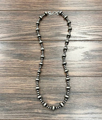 738554, Handmade Navajo Bead Necklace