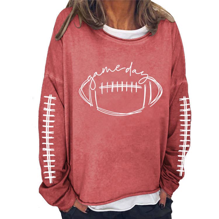 WOMEN FOOTBALL GAMEDAY LOOSE FIT PULLOVER