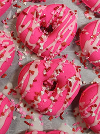 Valentine Heart Shaped Donut Bath Bomb
