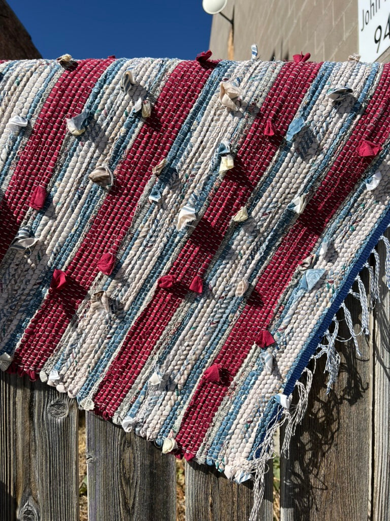 RAG RUG! A little bit patriotic