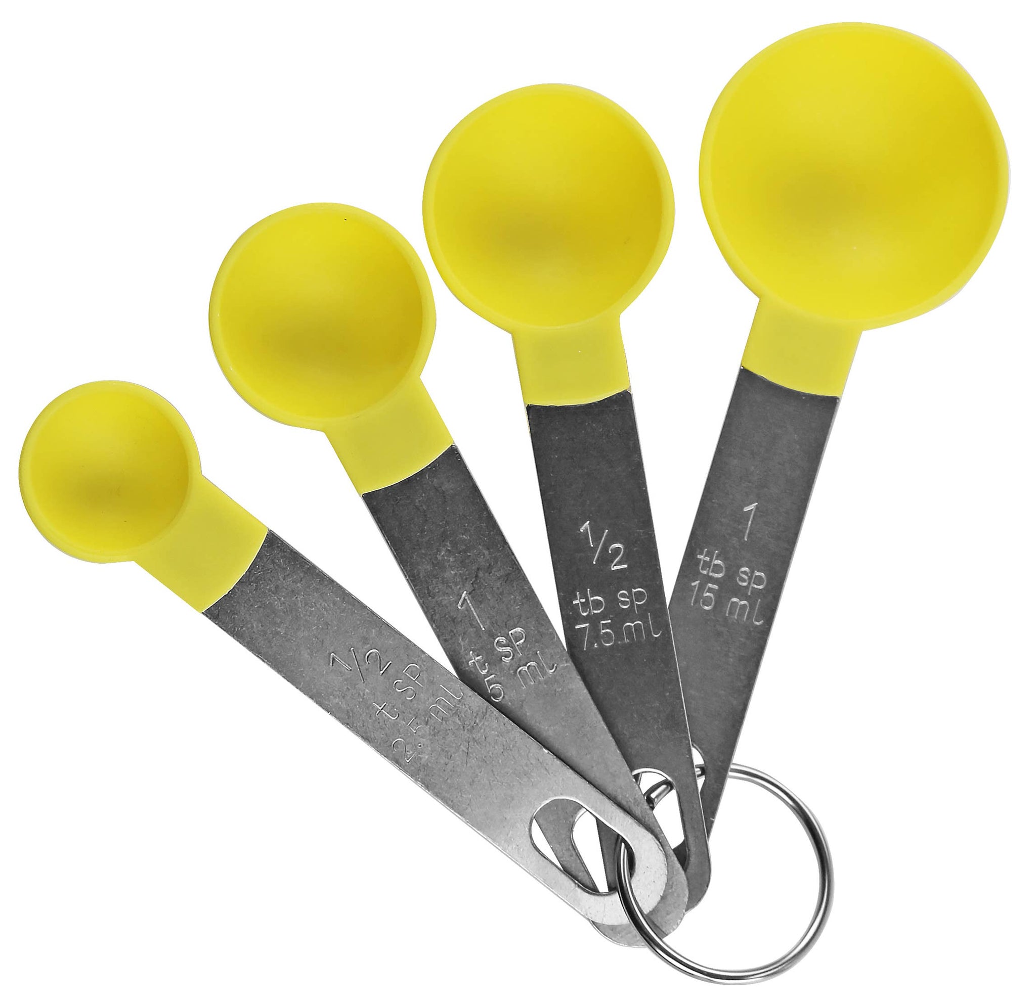 4pc Measuring Spoon Set, 5 Color Options