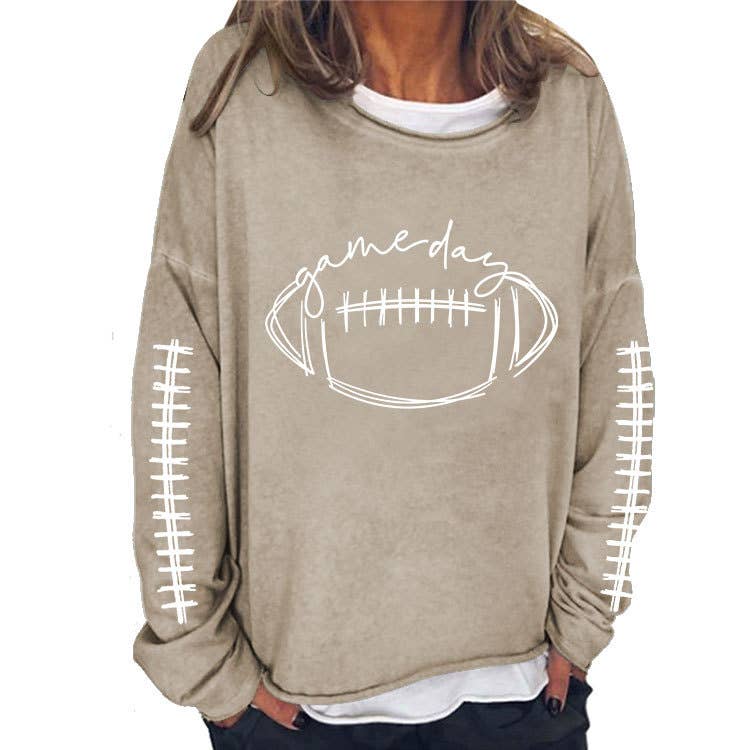 WOMEN FOOTBALL GAMEDAY LOOSE FIT PULLOVER