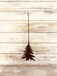Charlie Tree fan pull - rustic metal lodge home decor