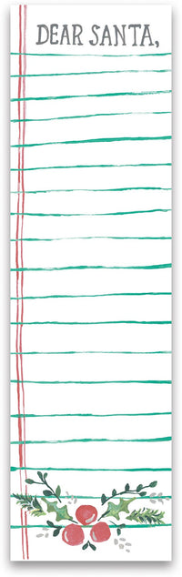 Dear Santa List Pad