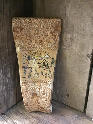 Wyoming Pottery Spoon Rest #13