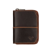 Nora Leather Wallet in Chestnut