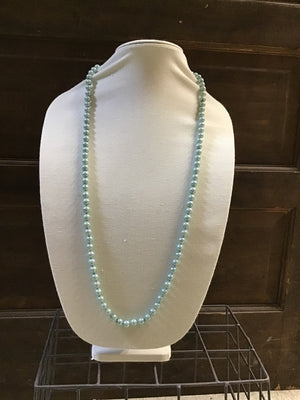 Aqua Bead Necklace