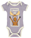 Moose Hug Purple (New) Infant Creeper