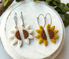 Polymer Clay Earrings - Everyday - Sunflower