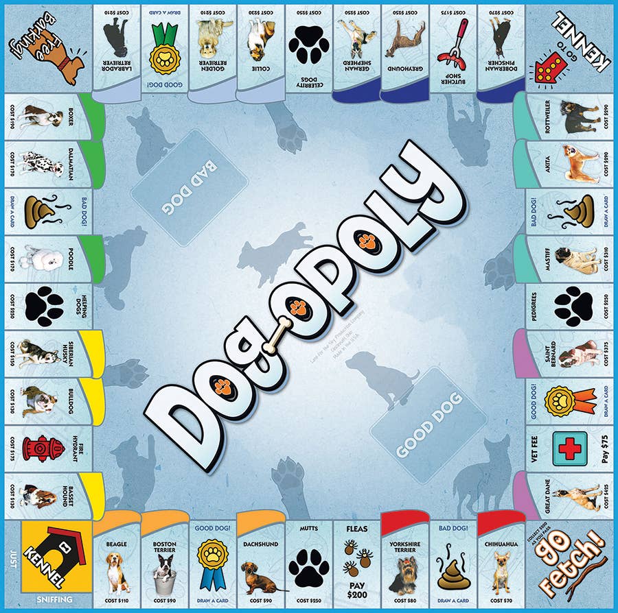 Dog-Opoly (new design) Board Game