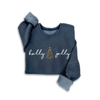 HOLLY JOLLY GLITTER MINERAL SWEATSHIRTS