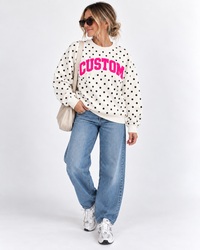 Polka Dot Crewnecks